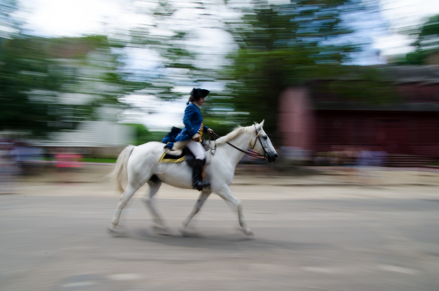 blurry, horse, motion blur