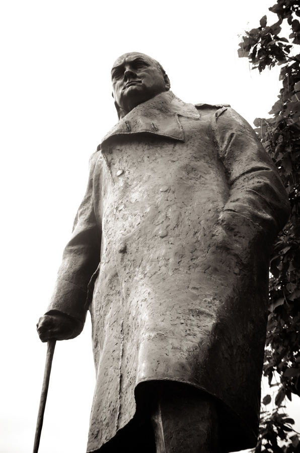 london, statue, Statue of Winston Churchill